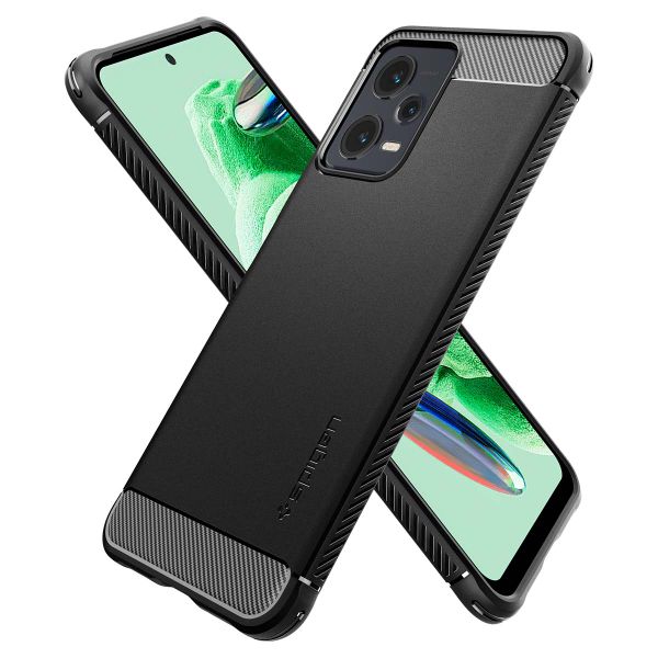 Spigen Rugged Armor Case für das Xiaomi Redmi Note 12 - Schwarz