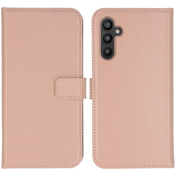 Selencia Echtleder Klapphülle für das Samsung Galaxy A34 (5G) - Dusty Pink