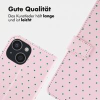 imoshion Design Klapphülle Apple iPhone 13 - Happy Dots