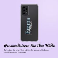 Hülle mit eigenem Foto und/oder Text Samsung Galaxy A52(s) (5G/4G) - Naam