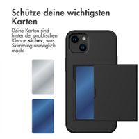 imoshion Backcover mit Kartenfach Apple iPhone 15 Plus - Schwarz