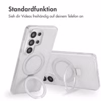 Accezz Ring Stand Backcover mit MagSafe Samsung Galaxy S26 Ultra - Transparent