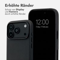 Accezz MagSafe Leather Backcover Apple iPhone 18 Pro Max / 17 Pro Max - Onyx Black