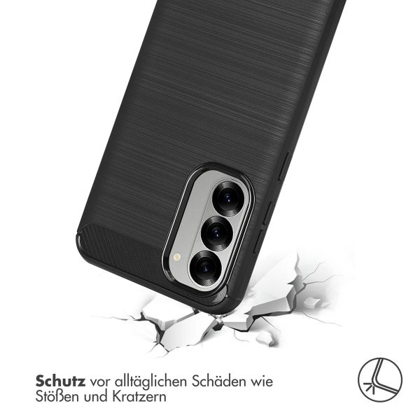 imoshion Brushed Back Cover für das Samsung Galaxy A56 - Schwarz