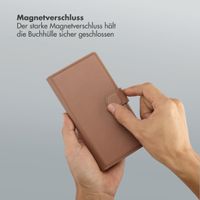 Selencia Olyn Abnehmbare Bookcase mit MagSafe Samsung Galaxy S24 Ultra - Braun