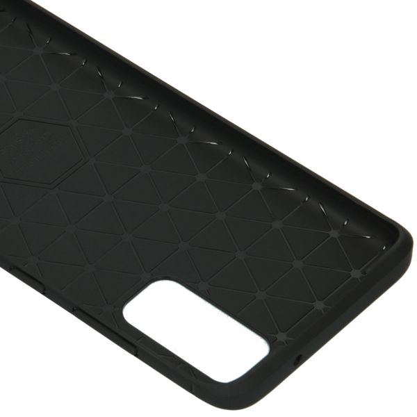 Brushed TPU Case Schwarz für das Samsung Galaxy S20