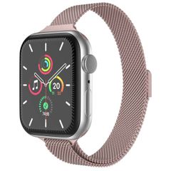 imoshion Mailandisches schlankes Armband für das  Apple Watch Series 1 t/m 9 / SE (38/40/41 mm) | Series 10 / 11 (42 mm) - Rosa