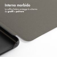 imoshion Design Slim Hard Case Sleepcover mit Stand Kobo Sage / Tolino Epos 3 - Blossom Watercolor Black