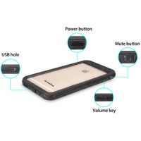 Redpepper Dot Plus Waterproof Case für das Apple iPhone SE (2022 / 2020) / 8 / 7 / 6(s) - Schwarz