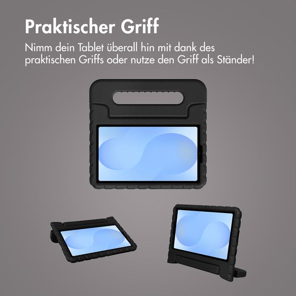 imoshion Schutzhülle mit Handgriff kindersicher Samsung Galaxy Tab A11 / A9 8.7 Zoll - Schwarz