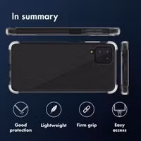 imoshion Shockproof Case Samsung Galaxy A12 - Transparent
