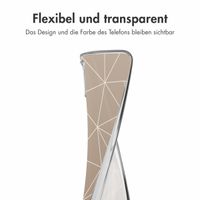 imoshion Design Hülle Samsung Galaxy A51 - Graphic Lines Beige