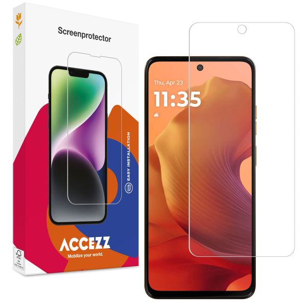 Accezz Gehärtetes Glas Screenprotector für das Motorola Moto G15 / Moto G15 Power