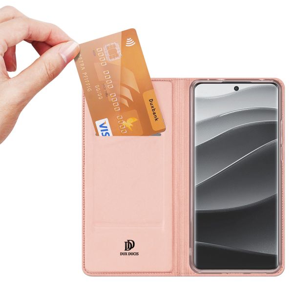 Dux Ducis Slim TPU Klapphülle für das Xiaomi Redmi Note 14 Pro Plus (5G) - Rose Gold