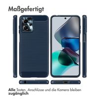 imoshion Brushed Back Cover für das Motorola Moto G13 / G23 - Dunkelblau