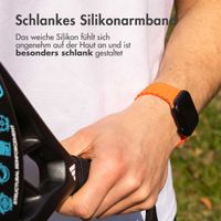 imoshion Athletisches Silikonarmband für die Apple Watch Series 1 bis 9 / SE (38/40/41 mm) | Series 10 (42 mm) - Orange