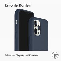 Accezz Liquid Silikoncase für das iPhone 12 (Pro) - Dunkelblau