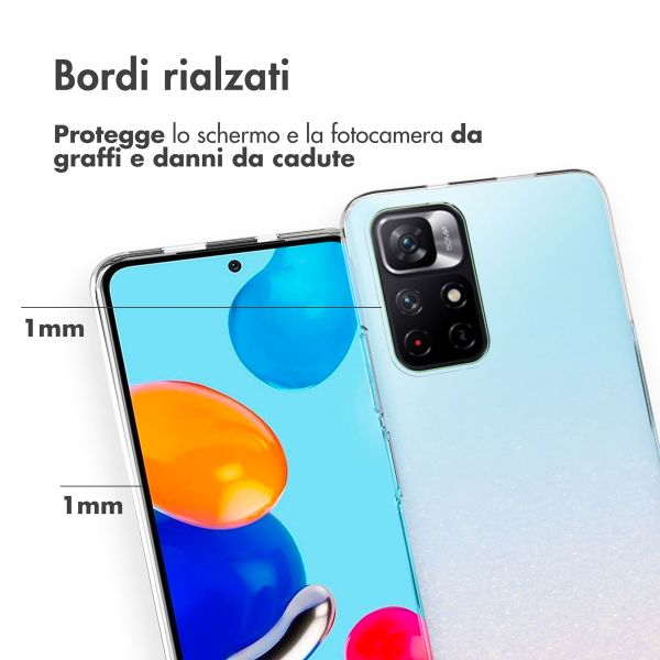 Accezz Clear TPU Backcover Xiaomi Redmi Note 11 (4G) / Note 11S (4G) - Transparent
