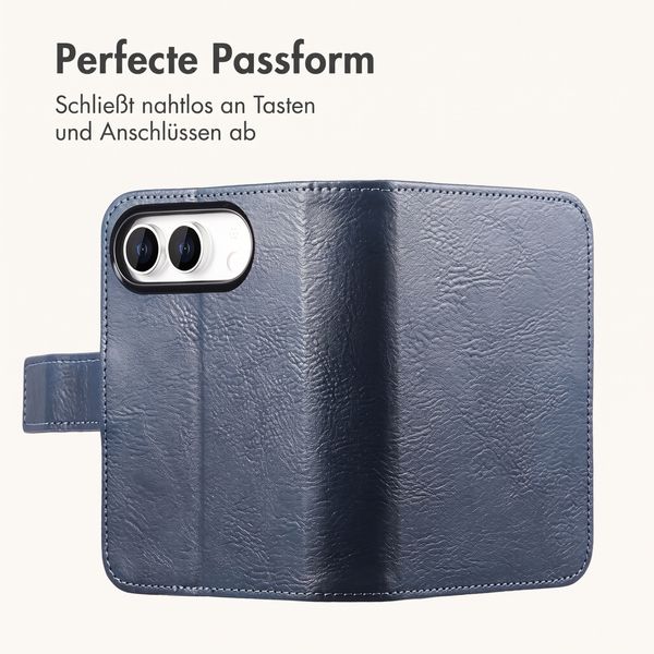 imoshion Luxuriöse Klapphülle Apple iPhone Duo - Dunkelblau