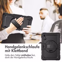 Accezz Robustes Back Cover mit Schultergurt Xiaomi Redmi Pad 2 - Schwarz