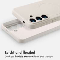 imoshion Color Back Cover mit MagSafe für das Samsung Galaxy S25 - Beige