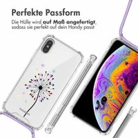 imoshion Design Hülle mit Band Apple iPhone X / Xs - Sandstone Dandelion