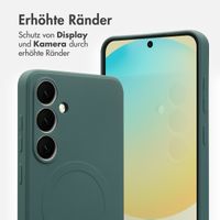 imoshion Color Back Cover mit MagSafe Samsung Galaxy S24 FE - Dunkelgrün