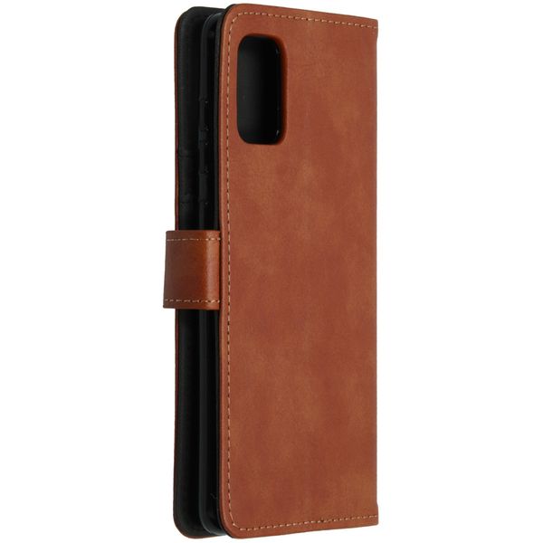 imoshion Luxuriöse Klapphülle Samsung Galaxy A71 - Braun