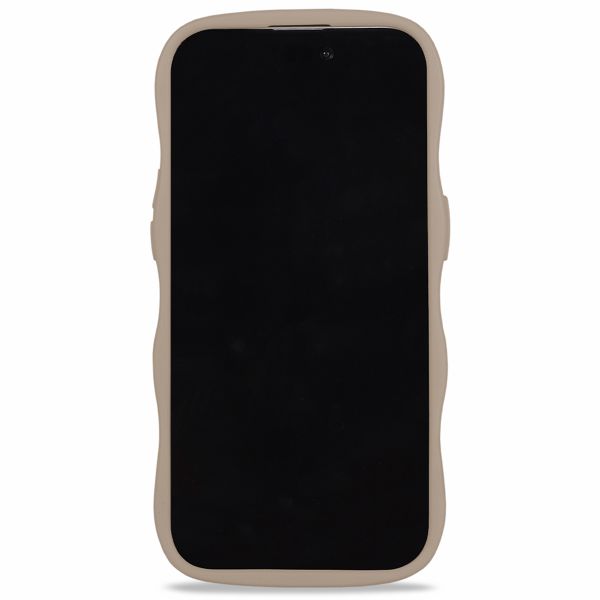Holdit Wavy Case Apple iPhone 14 Pro - Mocha Brown