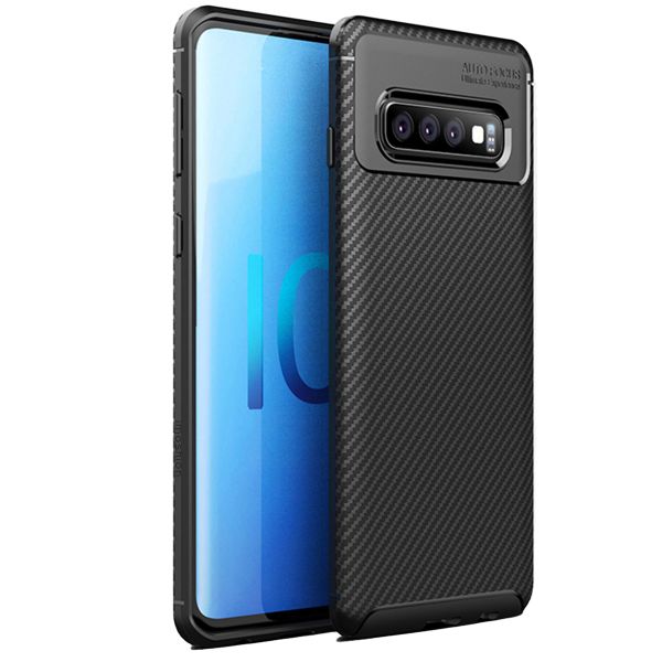 imoshion Carbon-Hülle für das Samsung Galaxy S10 - Schwarz