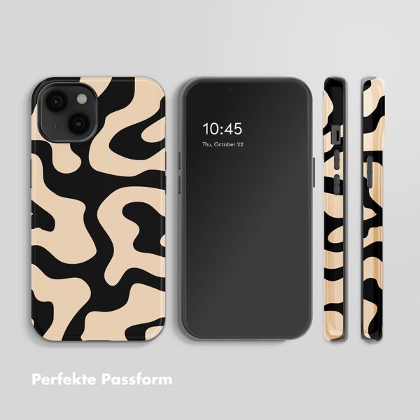 Selencia Vivid Rückabdeckung mit MagSafe Apple iPhone 14 - Art Wave Black