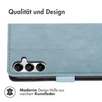 imoshion Luxuriöse Klapphülle Samsung Galaxy A55 - Hellblau
