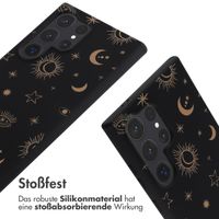 imoshion Silikonhülle design mit Band für das Samsung Galaxy S24 Ultra - Sky Black