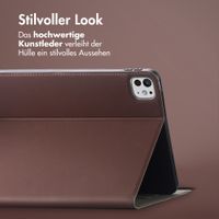 Accezz Classic Klapphülle Apple iPad Pro 13 (2025) M5 / (2024) M4 - Braun