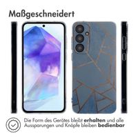 imoshion Design Hülle für das Samsung Galaxy A55 - Blue Graphic