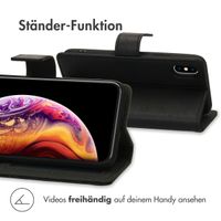 imoshion Luxuriöse Klapphülle iPhone Xs / X - Schwarz