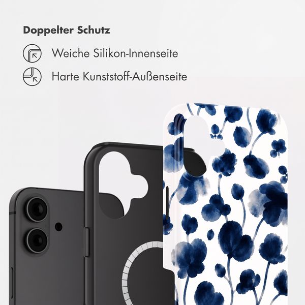 Selencia Vivid Rückabdeckung mit MagSafe Apple iPhone 16 - Midnight Blossom