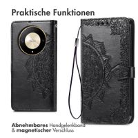 imoshion Mandala Klapphülle Honor Magic 6 Lite - Schwarz