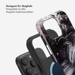Selencia Vivid Rückabdeckung mit MagSafe Apple iPhone 16 Pro - Chic Marble Black
