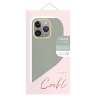 Coehl Crème MagSafe Back Cover mit Band für das iPhone 15 Pro - Soft Sage