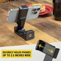 Scosche Travel Mount - Handyhalter – Verstellbar – Mit Klemme – Schwarz