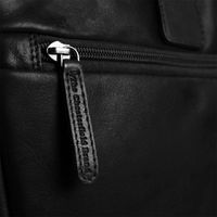 The Chesterfield Brand Seth Laptoptasche 15-15.6 Zoll - Echtes Leder - Schwarz