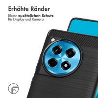 imoshion Brushed Back Cover für das OnePlus 12R - Schwarz