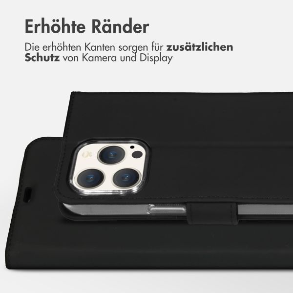 Accezz Wallet TPU Klapphülle Apple iPhone 15 Pro Max - Schwarz