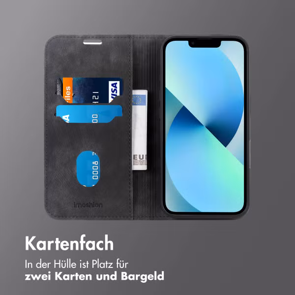 imoshion Slim Klapphülle Apple iPhone 14 / 13 - Schwarz