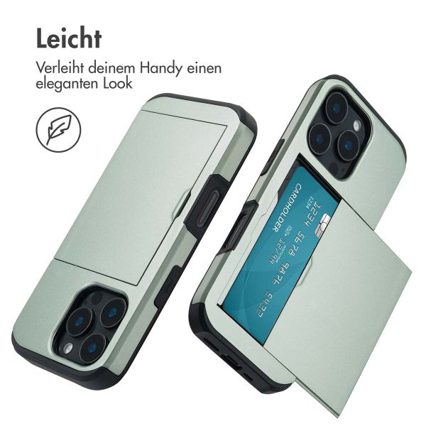 imoshion Backcover mit Kartenfach Apple iPhone 16 Pro - Grün