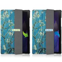 imoshion Design Trifold Klapphülle für das Samsung Galaxy Tab A8 - Green Plant