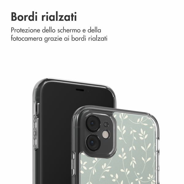 imoshion Design Hülle Apple iPhone 11 - Smoke Green Flowers