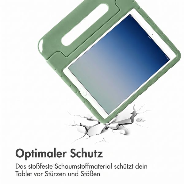imoshion Kindersichere Schutzhülle mit abnehmbaren Ansteckern Apple iPad 9 (2021) 10.2 Zoll / iPad 8 (2020) 10.2 Zoll / iPad 7 (2019) 10.2 Zoll - Olive Green
