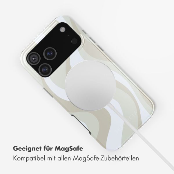 Selencia Vivid Rückabdeckung mit MagSafe Apple iPhone 17 Pro Max - Desert Waves Beige